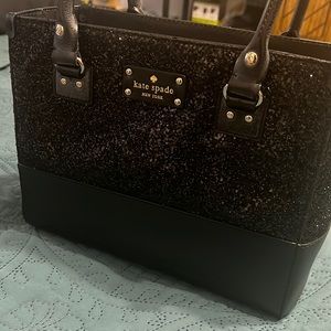 Black glitter Kate Spade Bag